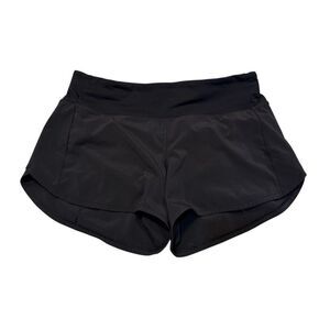 Lululemon Speed Up Short 4" Women's Size 8 Black Swift Running